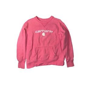 Women's Carhartt Vintage Crewneck Burket Sweatshirt Pink 100709 001 L(12/14)